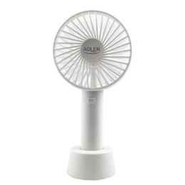 Adler Fan AD 7331w Portable Mini Fan USB, Number of speeds 3, 4.5 W, Diameter 9 cm, White