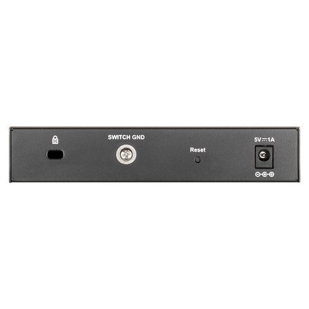 D-Link Smart Gigabit Ethernet Switch DGS-110-08V2 Zarządzany, Desktop, Typ zasilania zewnętrzny, Porty Ethernet LAN (RJ-45) 8