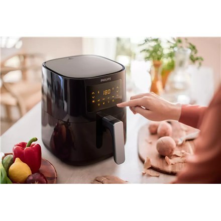 Philips Air Fryer HD9252/70 Moc 1400 W, Pojemność 4,1 L, Czarny/Srebrny Philips Air Fryer HD9252/70 Moc 1400 W, Pojemność 4,1 L, Czarny/Srebrny