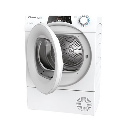 Suszarka Candy RO4 H7A2TEX-S Klasa efektywności energetycznej A++, ładowana od przodu, 7 kg, LCD, głębokość 46,5 cm, Wi-F Suszarka Candy RO4 H7A2TEX-S Klasa efektywności energetycznej A++, ładowana od przodu, 7 kg, LCD, głębokość 46,5 cm, Wi-F