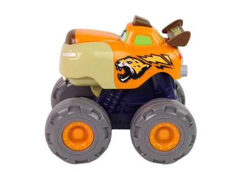 Auto Autko Monster Truck Terenowe Dla Malucha Tygrys Napęd Pull Back Auto Autko Monster Truck Terenowe Dla Malucha Tygrys Napęd Pull Back