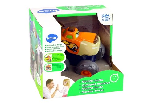 Auto Autko Monster Truck Terenowe Dla Malucha Tygrys Napęd Pull Back Auto Autko Monster Truck Terenowe Dla Malucha Tygrys Napęd Pull Back