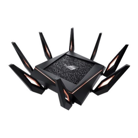 Asus Gaming Router ROG GT-AX11000 802.11ax, 1148+4804+4804 Mbit/s, 10/100/1000 Mbit/s, Ethernet LAN (RJ-45) porty 4, Mesh Suppor Asus Gaming Router ROG GT-AX11000 802.11ax, 1148+4804+4804 Mbit/s, 10/100/1000 Mbit/s, Ethernet LAN (RJ-45) porty 4, Mesh Suppor