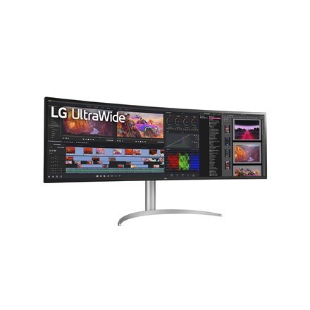 LG 49WQ95C-W 49" UltraWide Curved LED Monitor 5120x1440/400cd/m2/5ms/ HDMI USB Typ C Display Port LG 49WQ95C-W 49" UltraWide Curved LED Monitor 5120x1440/400cd/m2/5ms/ HDMI USB Typ C Display Port