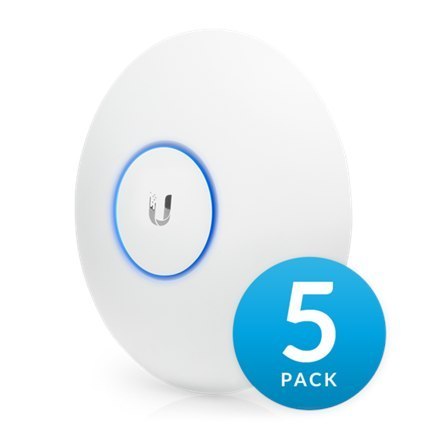 Ubiquiti UniFi UAP-AC-LR-5 (5-Pack) 2.4 - 5, 867 Mbit/s, 10/100/1000 Mbit/s, MU-MiMO Yes, PoE in, 802.11 a/b/g/n/ac, (PoE inject Ubiquiti UniFi UAP-AC-LR-5 (5-Pack) 2.4 - 5, 867 Mbit/s, 10/100/1000 Mbit/s, MU-MiMO Yes, PoE in, 802.11 a/b/g/n/ac, (PoE inject