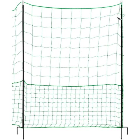 Siatka elektryzująca ogrodzenie ochronne hodowlane dla kur drobiu 1,25 x 50 m Siatka elektryzująca ogrodzenie ochronne hodowlane dla kur drobiu 1,25 x 50 m
