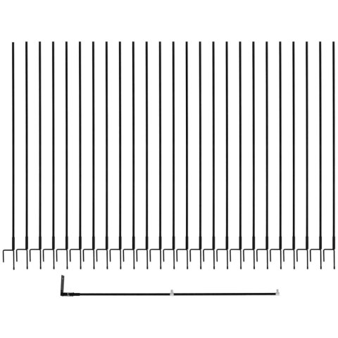 Siatka elektryzująca ogrodzenie ochronne hodowlane dla kur drobiu 1,25 x 50 m Siatka elektryzująca ogrodzenie ochronne hodowlane dla kur drobiu 1,25 x 50 m
