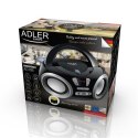 Adler CD Boombox AD 1181 łączność USB, głośniki, czarny