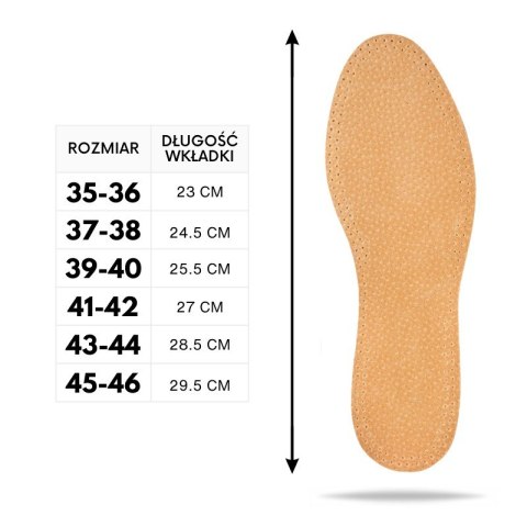 R. 35/36 WKŁADKI SKÓRZANE COMFY LEATHER DELUXE PAOLO PERUZZI 04W3536 R. 35/36 WKŁADKI SKÓRZANE COMFY LEATHER DELUXE PAOLO PERUZZI 04W3536