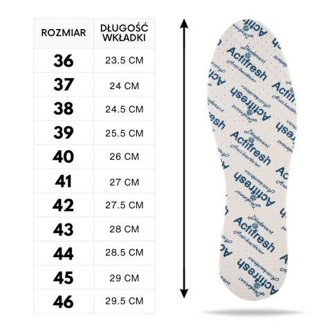 R. 41 - ZESTAW WKŁADEK DAMSKICH LADIES COMFY SPORT 10W41 PAOLO PERUZZI