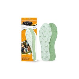 WKŁADKI DO BUTÓW CORBBY ALOE VERA CAŁOROCZNE R 37/38