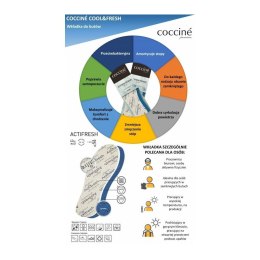 WKŁADKI ODŚWIEŻAJĄCE DO BUTÓW ACTIFRESH PREMIUM COCCINE r.37 103023