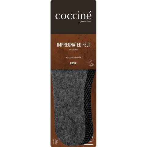 WKŁADKI DO BUTÓW COCCINE FILC IMPREGNOWANY rozm 37 WKŁADKI DO BUTÓW COCCINE FILC IMPREGNOWANY rozm 37