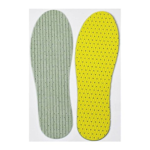 WKŁADKI DO BUTÓW LATEX YELLOW&GREEN COCCINE r.37-38 WKŁADKI DO BUTÓW LATEX YELLOW&GREEN COCCINE r.37-38