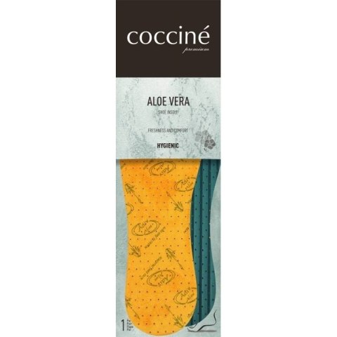 WKŁADKI LATEKSOWE Z ALOESEM COCCINE ALOE VERA r.39 WKŁADKI LATEKSOWE Z ALOESEM COCCINE ALOE VERA r.39