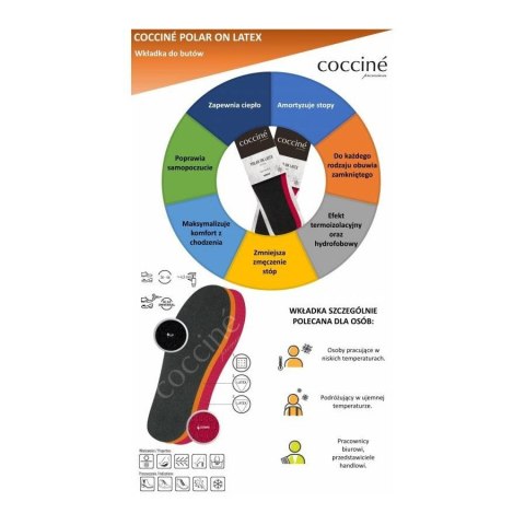 ZIMOWE WKŁADKI DO BUTÓW POLAR ON LATEX rozm. 45