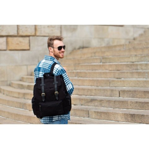 DUŻY MIEJSKI PLECAK DLA MĘŻCZYZNY VINTAGE PAOLO PERUZZI T-24-BL DUŻY MIEJSKI PLECAK DLA MĘŻCZYZNY VINTAGE PAOLO PERUZZI T-24-BL