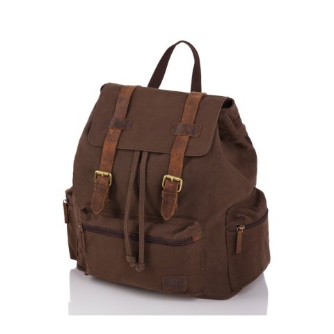 DUŻY MIEJSKI PLECAK DLA MĘŻCZYZNY VINTAGE PAOLO PERUZZI T-24-BR DUŻY MIEJSKI PLECAK DLA MĘŻCZYZNY VINTAGE PAOLO PERUZZI T-24-BR