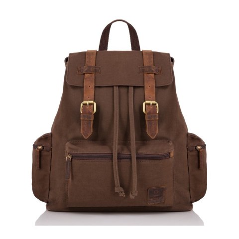 DUŻY MIEJSKI PLECAK DLA MĘŻCZYZNY VINTAGE PAOLO PERUZZI T-24-BR DUŻY MIEJSKI PLECAK DLA MĘŻCZYZNY VINTAGE PAOLO PERUZZI T-24-BR
