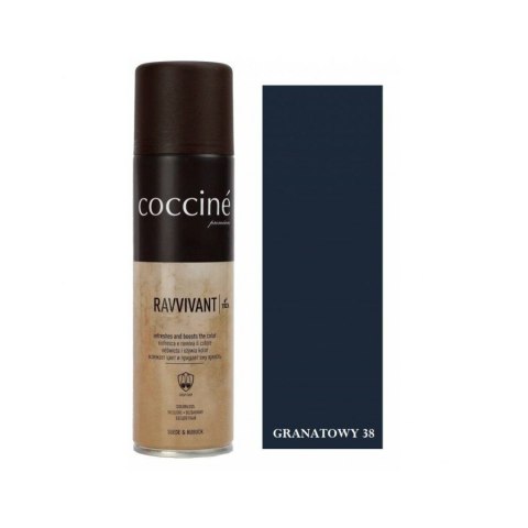 RENOWATOR DO ZAMSZU I NUBUKU ODŚWIEŻACZ KOLORU GRANATOWY RAVVIVANT COCCINE 250 ml