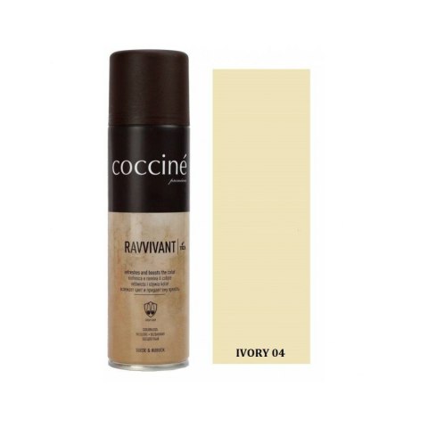 RENOWATOR DO ZAMSZU I NUBUKU ODŚWIEŻACZ KOLORU IVORY RAVVIVANT COCCINE 250 ml RENOWATOR DO ZAMSZU I NUBUKU ODŚWIEŻACZ KOLORU IVORY RAVVIVANT COCCINE 250 ml