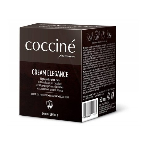 PASTA DO BUTÓW KREM SKÓRY GŁADKIEJ CREAM ELEGANCE JASNY SZARY 50 ML