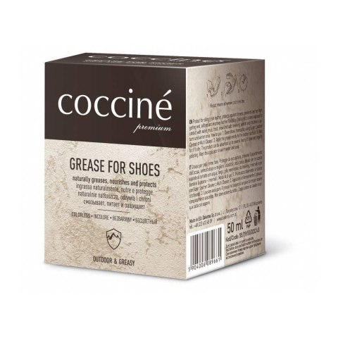 TŁUSZCZ DO OBUWIA DO SKÓR GŁADKICH DO NATŁUSZCZANIA GREASE FOR SHOES COCCINE 50 ML TŁUSZCZ DO OBUWIA DO SKÓR GŁADKICH DO NATŁUSZCZANIA GREASE FOR SHOES COCCINE 50 ML