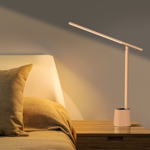 Biurkowa nocna lampka LED Smart Eye bezprzewodowa 2200mAh - biały Biurkowa nocna lampka LED Smart Eye bezprzewodowa 2200mAh - biały