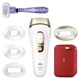 Braun Epilator PL5387 Silk-expert Pro 5 IPL ilość poziomów mocy 10, biały/złoty, przewodowy
