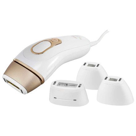 Braun Epilator PL5387 Silk-expert Pro 5 IPL ilość poziomów mocy 10, biały/złoty, przewodowy