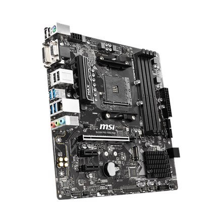 MSI B450M PRO-VDH MAX Processor family AMD, Processor socket AM4, DDR4 DIMM, Memory slots 4, Number of SATA connectors 4, Chipse