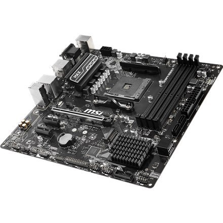 MSI B450M PRO-VDH MAX Processor family AMD, Processor socket AM4, DDR4 DIMM, Memory slots 4, Number of SATA connectors 4, Chipse