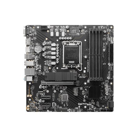 MSI PRO B760M-P Rodzina procesorów Intel, Gniazdo procesora LGA1700, DDR5 DIMM, Gniazda pamięci 4, Obsługiwane interfejsy dysków MSI PRO B760M-P Rodzina procesorów Intel, Gniazdo procesora LGA1700, DDR5 DIMM, Gniazda pamięci 4, Obsługiwane interfejsy dysków