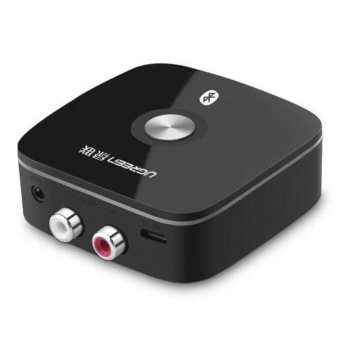 Odbiornik adapter audio Bluetooth 5.1 aptX 2RCA na 3.5 mm Mini Jack - czarny Odbiornik adapter audio Bluetooth 5.1 aptX 2RCA na 3.5 mm Mini Jack - czarny