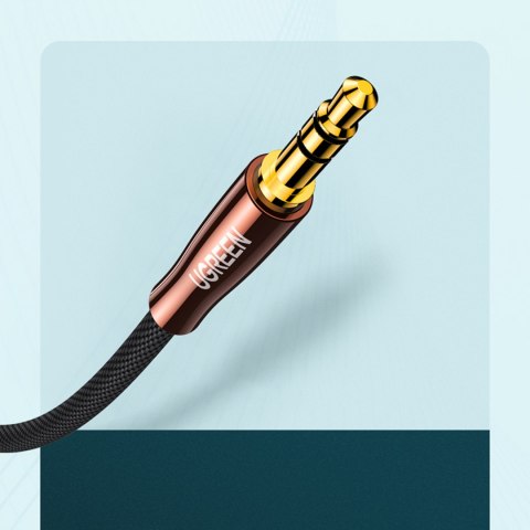 Kabel przewód miedziany audio 3.5mm mini jack - 2x RCA 2m Kabel przewód miedziany audio 3.5mm mini jack - 2x RCA 2m
