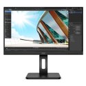 AOC USB-C Hub Monitor 24P2C 23,8 ", IPS, FHD, 1920 x 1080, 16:9, 4 ms, 250 cd/m², czarny, wyjście słuchawkowe (3,5 mm), 75 Hz, i