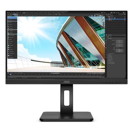 AOC USB-C Hub Monitor 24P2C 23,8 ", IPS, FHD, 1920 x 1080, 16:9, 4 ms, 250 cd/m², czarny, wyjście słuchawkowe (3,5 mm), 75 Hz, i AOC USB-C Hub Monitor 24P2C 23,8 ", IPS, FHD, 1920 x 1080, 16:9, 4 ms, 250 cd/m², czarny, wyjście słuchawkowe (3,5 mm), 75 Hz, i