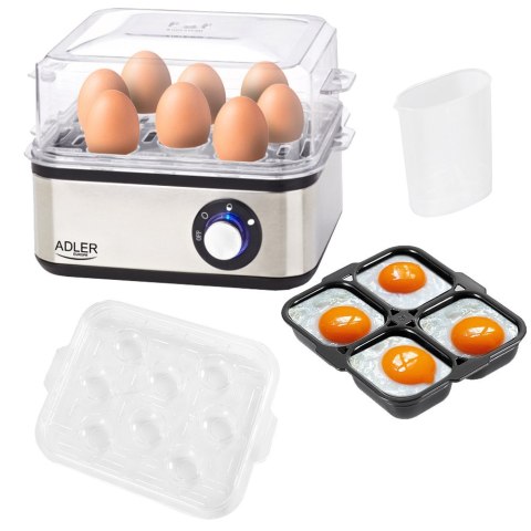 Adler Egg boiler AD 4486 Stainless steel, 800 W Adler Egg boiler AD 4486 Stainless steel, 800 W