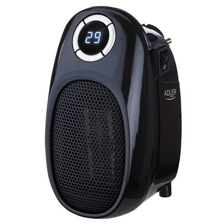 Adler Thermofan - Easy Heater AD 7726 Ceramic, 400 W, Ilość poziomów mocy 2, Przeznaczony do pomieszczeń do 32 m?, Czarny Adler Thermofan - Easy Heater AD 7726 Ceramic, 400 W, Ilość poziomów mocy 2, Przeznaczony do pomieszczeń do 32 m?, Czarny