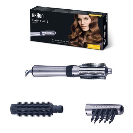 Braun Satin Hair 3 AS 330 Gwarancja 24 miesiące(y), Liczba poziomów grzania 2, Ceramiczny system grzewczy, 400 W, Czarny, Niebie Braun Satin Hair 3 AS 330 Gwarancja 24 miesiące(y), Liczba poziomów grzania 2, Ceramiczny system grzewczy, 400 W, Czarny, Niebie