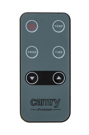 Camry CR 7721 Convection glass heater LCD with remote control, 1500 W, Number of power levels 2, White