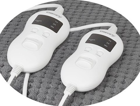 Camry Electric Heated Blanket CR 7417 Number of heating levels 8, Number of persons 2, Washable, Remote control, Coral fleece/Po Camry Electric Heated Blanket CR 7417 Number of heating levels 8, Number of persons 2, Washable, Remote control, Coral fleece/Po