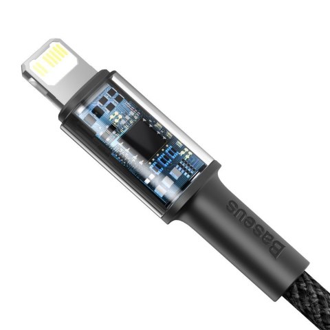 Kabel przewód do iPhone USB-C - Lightning szybkie ładowanie 20W 1m - czarny Kabel przewód do iPhone USB-C - Lightning szybkie ładowanie 20W 1m - czarny