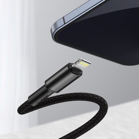 Kabel przewód do iPhone USB-C - Lightning szybkie ładowanie 20W 1m - czarny Kabel przewód do iPhone USB-C - Lightning szybkie ładowanie 20W 1m - czarny