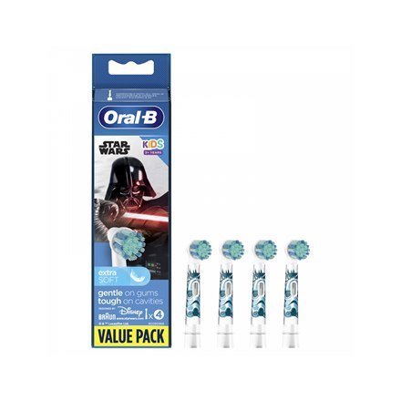 Oral-B Electric Toothbrush Heads, Star wars EB10S-4 Heads, For kids, Number of brush heads included 4 Oral-B Electric Toothbrush Heads, Star wars EB10S-4 Heads, For kids, Number of brush heads included 4