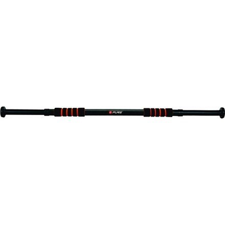 Pure2Improve Door Gym Bar Black/Red, Steel/Foam Pure2Improve Door Gym Bar Black/Red, Steel/Foam