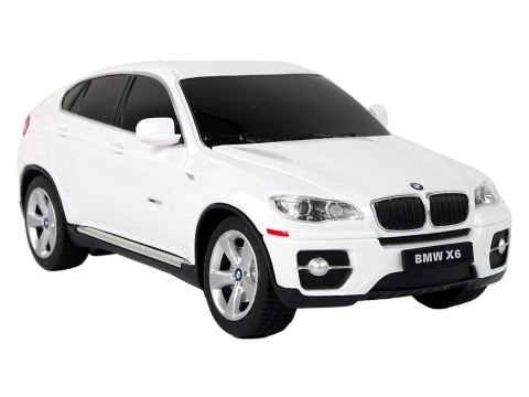Auto R/C Bmw X6 1:24 Rastar Białe Auto R/C Bmw X6 1:24 Rastar Białe