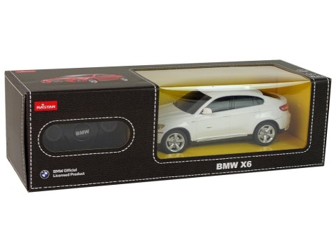 Auto R/C Bmw X6 1:24 Rastar Białe Auto R/C Bmw X6 1:24 Rastar Białe