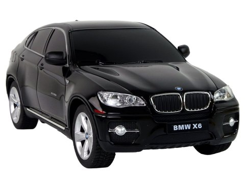 Auto R/C Bmw X6 1:24 Rastar Czarne Auto R/C Bmw X6 1:24 Rastar Czarne