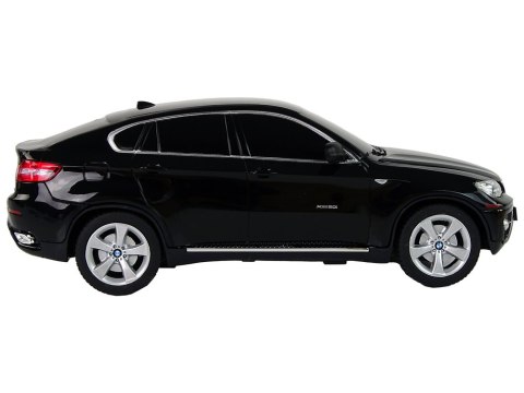 Auto R/C Bmw X6 1:24 Rastar Czarne Auto R/C Bmw X6 1:24 Rastar Czarne